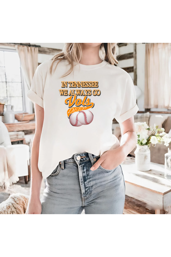 Retro Baseball Theme ee State Pride Casual Cartoon Graphic Print Unisex T-Shirt up to size 5XL