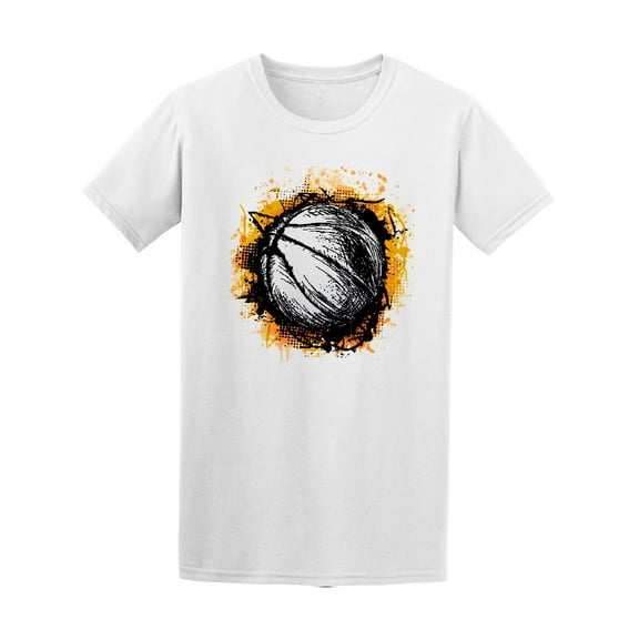 Retro Basketball Vintage Graphic T-Shirt Men -Image by Shutterstock, Male Medium