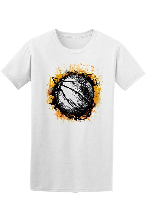 Retro Basketball Vintage Graphic T-Shirt Men -Image by Shutterstock, Male Medium