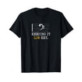 thumbnail image 1 of Retro Bass Clef Music T-Shirt for Musicians - Keep It Low Key with a Funny Musical Design, 1 of 5