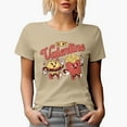 thumbnail image 1 of Retro Be My Valentine with Burger & Fries, Valentine's Day Gift, Tan T-Shirt, XL, 1 of 5