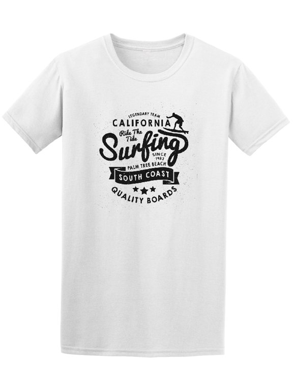 Retro Beach California South Coast T-Shirt - Image by Shutterstock, Male Large