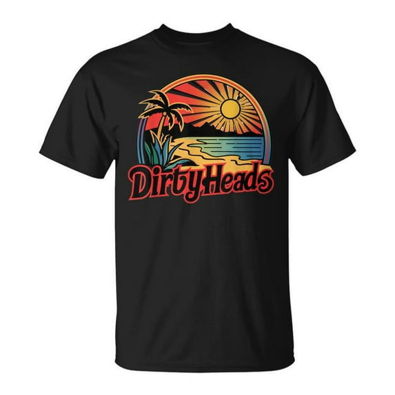 Retro Beach Vibes T-Shirt – Vintage Style Surf Graphic Tee Inspired by Dirty Heads, Summer Casual Shirt for Men and Women