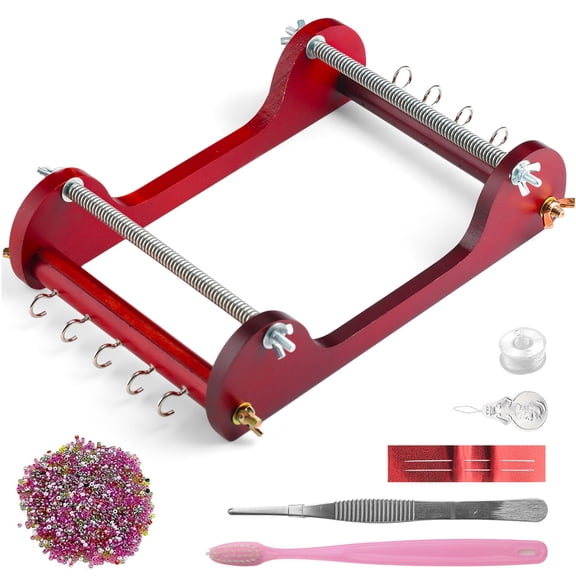 Retro Bead Weaving Machine Vintage Beads Classical Jewelry Making Set for Artists Beginner