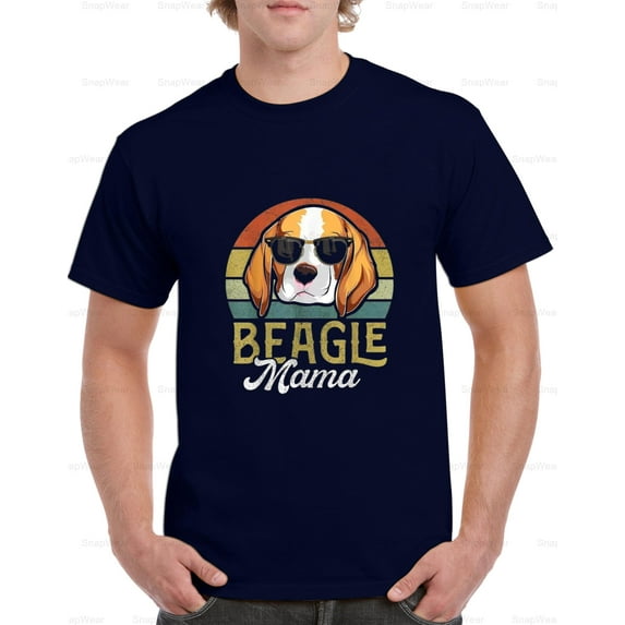 Retro Beagle Mama Dog Mom Pet Lover Owner Cute Canine Breed Vintage Style T-Shirt, SW, Hoodie Unisex, up to 5XL