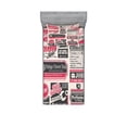 thumbnail image 1 of Retro Bedding Set with Sheet & Covers, Retro Newspaper Magazine Design Outdated Layout Different Topics Title, Printed Bedroom Decor 2 Shams, 4 Sizes, Pink Beige Grey Teal, by Ambesonne, 1 of 3