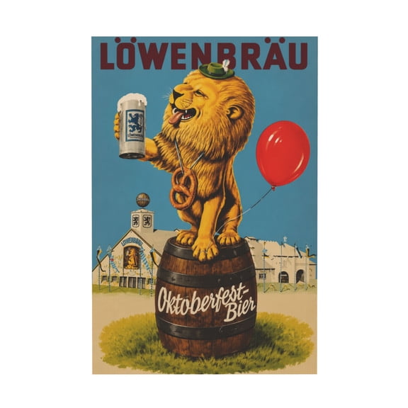 Retro Beer Bar Canvas Wall Art For Home Decor 12*18in