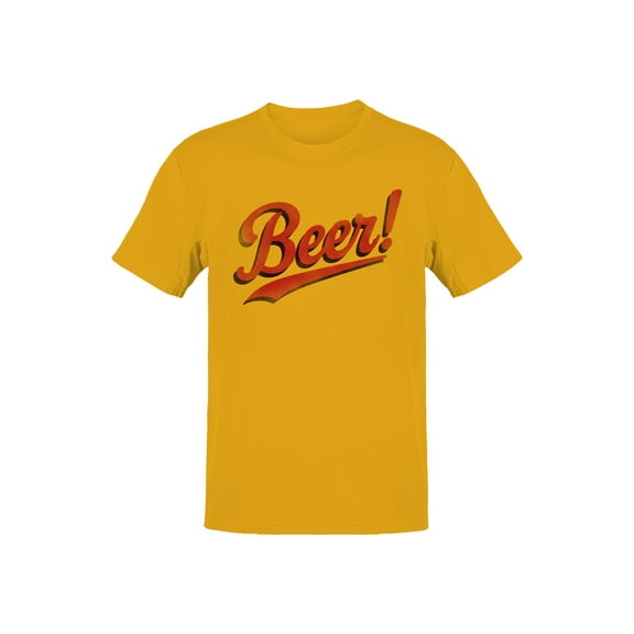 Retro Beer Enthusiast Design Men's T-shirt