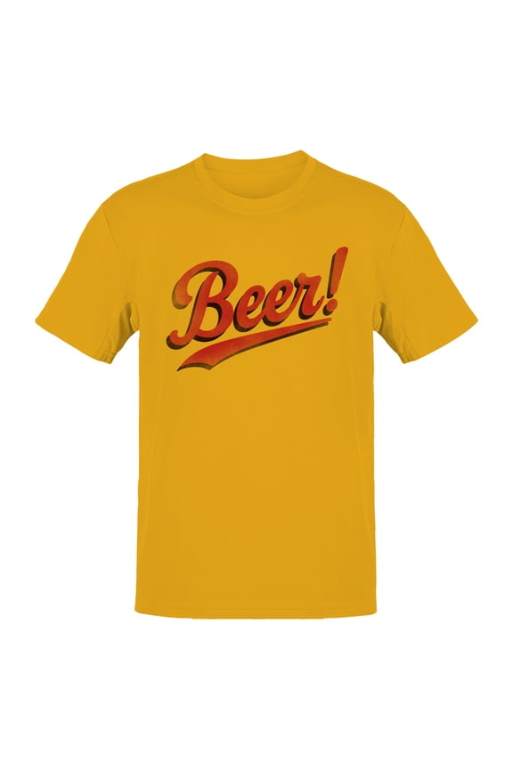 Retro Beer Enthusiast Design Men's T-shirt
