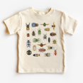 thumbnail image 1 of Retro Beetle Bugs Toddler Shirt - Entomology Children'S Clothing - Future Entomologist - Beetles Species - Boho Kids & Youth Shirts TODDLER SHORT SLEEVE TEE BELLA CANVAS 3001T, 1 of 3