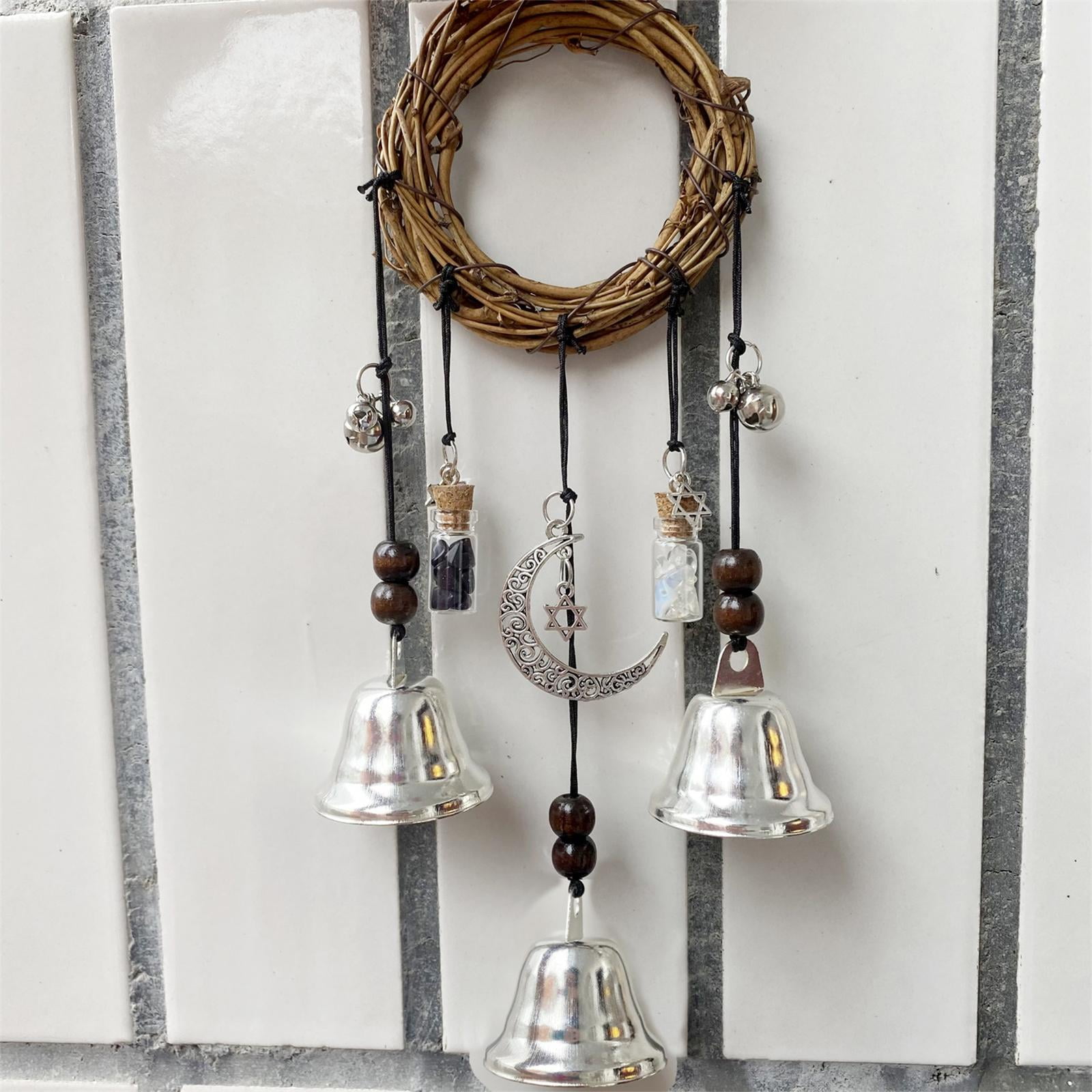 Retro Bell Chime Wall Hanging Bells Relaxation Blessing 8cm Retro Bell Chime Wall Hanging Bells Relaxation Blessing 8cm