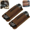 thumbnail image 1 of Retro Belt Carrying Leather Knife Scabbard Horizontally, Handmade Holster, Horizontal Carry Leather Sheath for Belt, Pocket Organizer for Men, 1 of 6