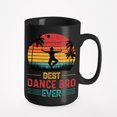 thumbnail image 1 of Retro Best Dance Bro Ever - Dancer Brother, Black 15oz Ceramic Mug, 1 of 5