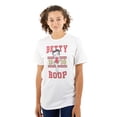 thumbnail image 1 of Retro Betty Boop Cartoon 1930 Varsity Women's Graphic T Shirt Tees Brisco Brands S, 1 of 5