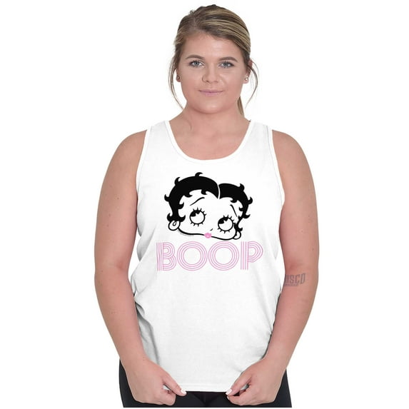 Retro Betty Boop Cartoon Character Tank Top Tee Shirt Women Brisco Brands S