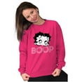 thumbnail image 1 of Retro Betty Boop Cartoon Character Women Crewneck Sweatshirt Brisco Brands M, 1 of 5