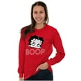 thumbnail image 1 of Retro Betty Boop Cartoon Character Women Plus Size Long Sleeve Tee Brisco Brands 2X, 1 of 3