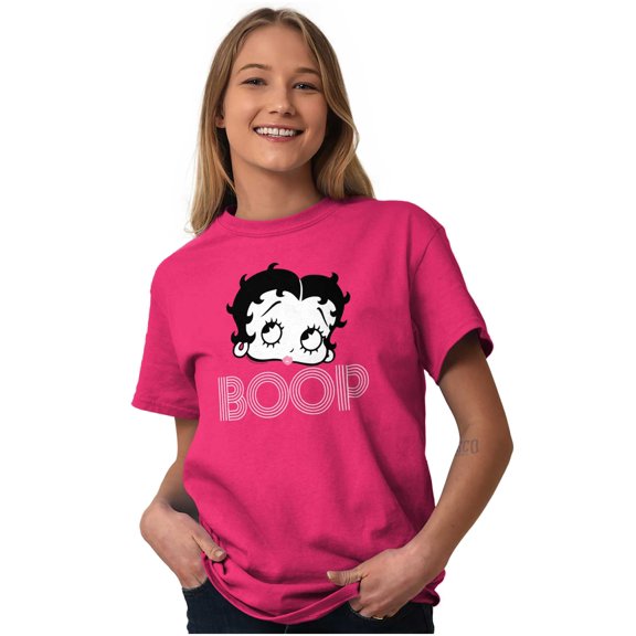 Retro Betty Boop Cartoon Character Women's Graphic T Shirt Tees Brisco Brands L