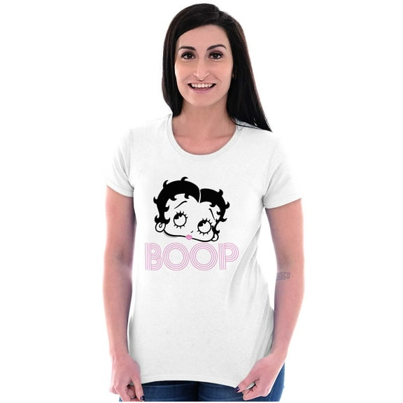 Retro Betty Boop Cartoon Character Women's T Shirt Ladies Tee Brisco Brands L