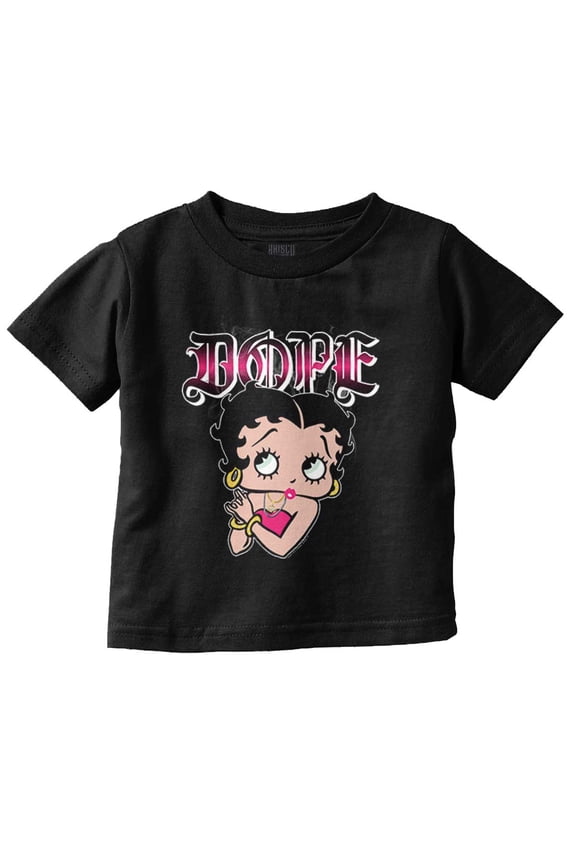 Retro Betty Boop Cartoon Dope Youth T Shirt Tee Girls Infant Toddler Brisco Brands 6M