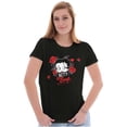 thumbnail image 1 of Retro Betty Boop Cartoon Head Roses Women's T Shirt Ladies Tee Brisco Brands S, 1 of 5