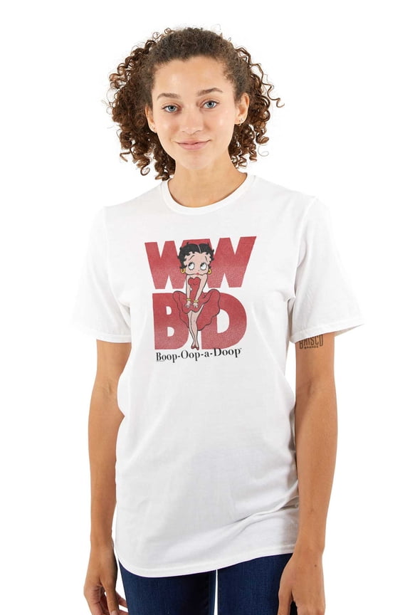 Retro Betty Boop Cartoon WWBD Funny Women's Graphic T Shirt Tees Brisco Brands S