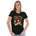 thumbnail image 1 of Retro Betty Boop Cherry Dice Tattoo Women's T Shirt Ladies Tee Brisco Brands S, 1 of 5