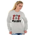 thumbnail image 1 of Retro Betty Boop Hashtag Sassy Women Plus Size Sweatshirt Brisco Brands 5X, 1 of 5