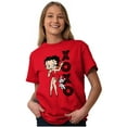 thumbnail image 1 of Retro Betty Boop XOXO Puppy Love Women Plus Size Graphic Tee Tees Brisco Brands 2X, 1 of 5