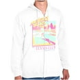 thumbnail image 1 of Retro Beverly Hills Tennis Club Zip Up Hoodie Men's Women's Brisco Brands L, 1 of 1