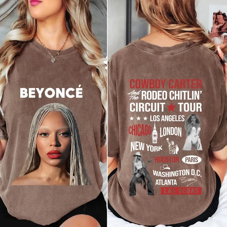Beyonce ツアーtシャツ　サイズL 2025 cowboy carter Beyonce Truck Music Cowboy Carter Tour 2025 Dates T-Shirts