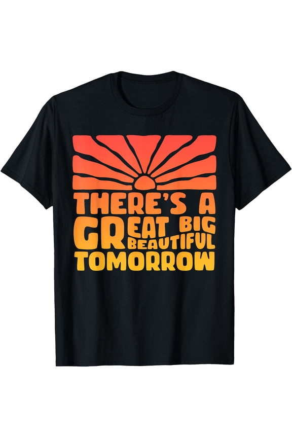 Retro Big Beautiful Tomorrow Quote, Visit Parks Apparel T-Shirt