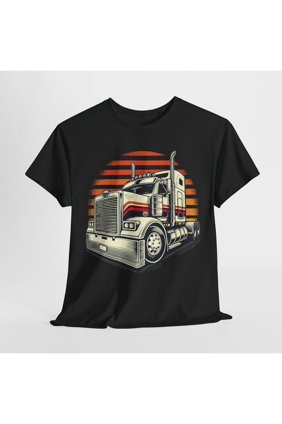 Retro Big Rig Vibes Graphic Tee