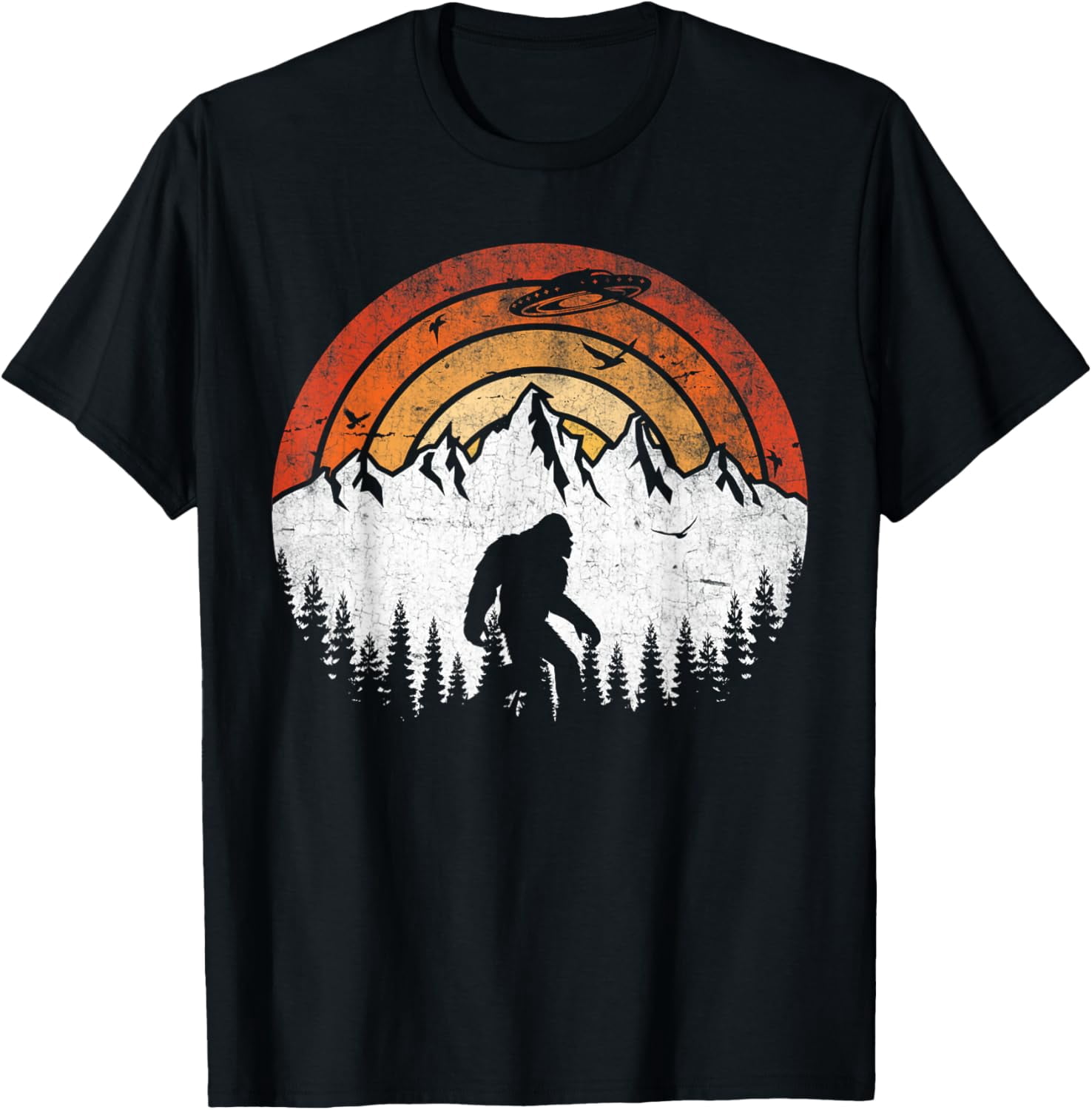 T-shirt Uomo Bigfoot Hide And Seek &ndash; 100% Cotone, Multicolor, Manica Corta, Taglie S-3XL