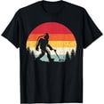 thumbnail image 1 of Retro Bigfoot Metal Detecting Funny Sasquatch Metal Detector T-Shirt, 1 of 4