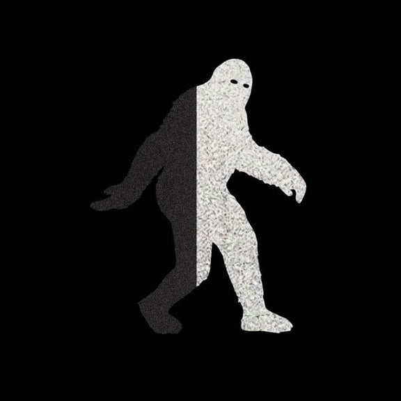 Retro Bigfoot Original Sasquatch Vinyl Decal Sticker UV & Waterproof Bumper Window Laptop Automotive Water Bottle Gift accessories – BLACK REFLECTIVE 6"