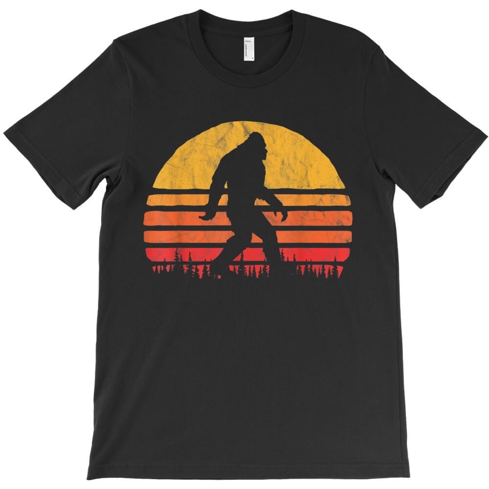 Retro Bigfoot Silhouette Funny Vintage Sunset Sasquatch Cryptid H19816 ...