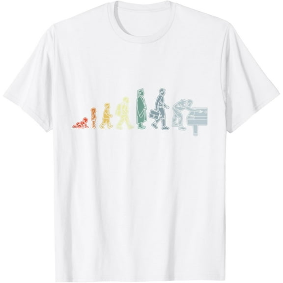 Retro Billiard Human Evolution T-Shirt