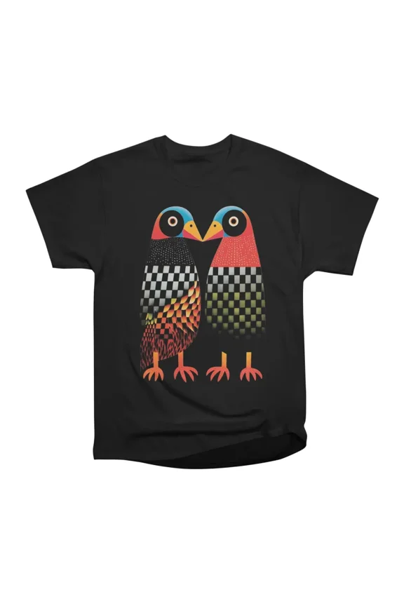 Retro Birds T-Shirt Tee Gift For Him Merch For Her Apparel For Friend