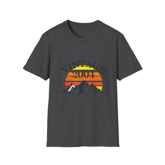 Retro Birthday Design Old Graphic Gift Cool Vintage 2004 Party Bday Decoration Men Women Unisex Softstyle T-Shirt