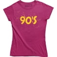 thumbnail image 1 of Retro Birthday Made In The 90's Party Stylised Celebration Womens T-Shirt, 1 of 4