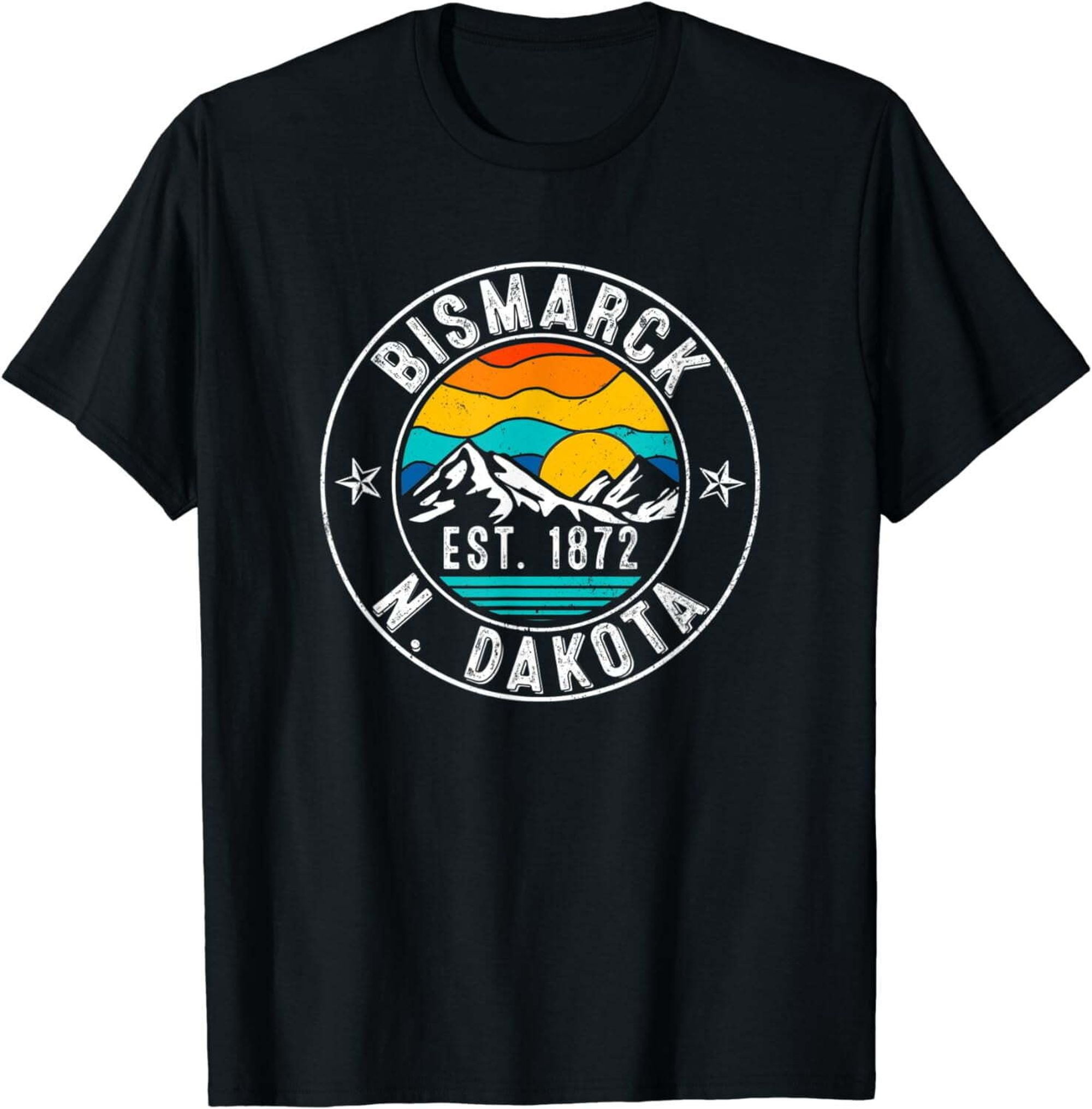 Retro Bismarck ND T Shirt Vintage Throwback Tee From The 70s And 80s retro-bismarck-nd-t-shirt-vintage-throwback-tee-from-the-70s-and-80s