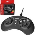 thumbnail image 1 of Retro-Bit Official Sega Genesis 8-Button Arcade Pad- USB Port - Black - PC/Mac, 1 of 5