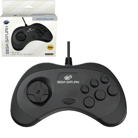 Retro-Bit Official Sega Saturn Controller Pad for Sega Saturn