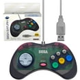 thumbnail image 1 of Retro-Bit Official Sega Saturn USB Controller Pad for PC Mac Steam RetroPie Raspberry Pi - USB Port - Slate Gray, 1 of 9