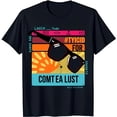 thumbnail image 1 of Retro Black T-Shirt with Colorful Sunglasses & Sun Graphic #TYICID FOR COMT, 1 of 5
