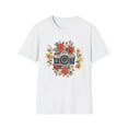 thumbnail image 1 of Retro Bloom: Classic Camera & Floral Fusion Tee - Unisex Softstyle T-Shirt, 1 of 4