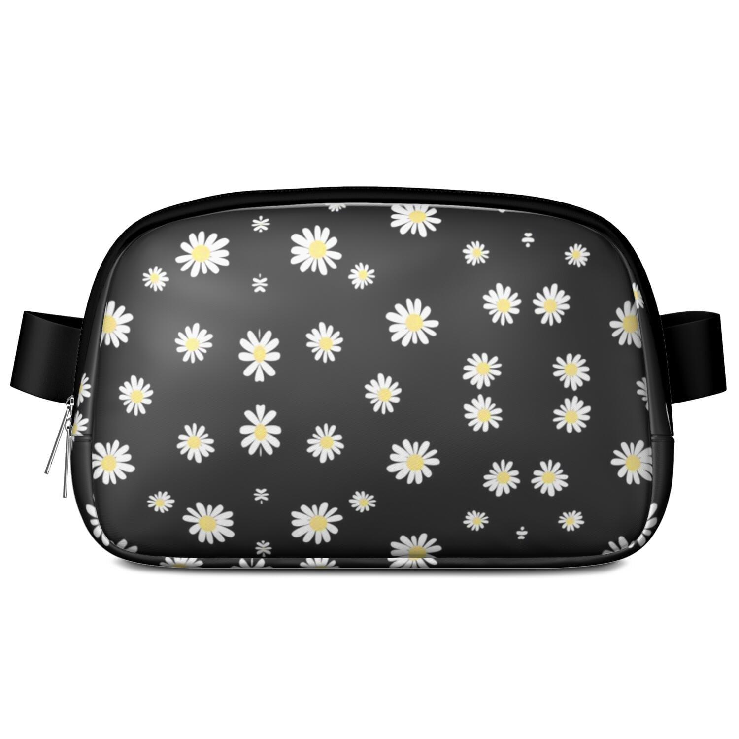 Retro Bloom Waist Bag – Boho Daisy Print Fanny Pack with Floral Wildflower Pattern for Cute Artistic Outdoor Style