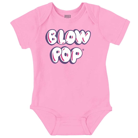 Retro Candy Logo Blow Pop Cute Romper Boys or Girls Infant Baby Brisco Brands 12M