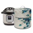 thumbnail image 1 of Retro Blue Pressure Cooker Cover Green Peacock Feathers Abstract Art Dust Cover for Kitchen Appliances with Top Handle & Storage Pockets, Fits 6 Quart Instant Pot, Air Fryer, Crock Pot, 1 of 9